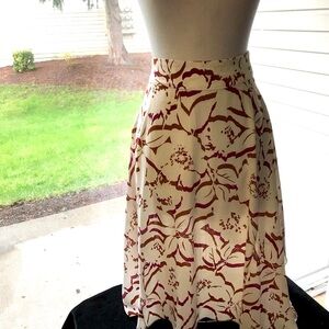 Women’s CORTELLO EUC MIDI Women's Lined Skirt Sz M